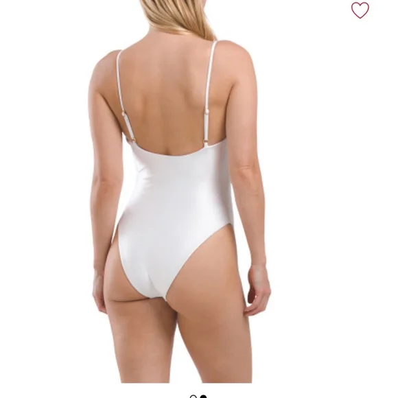 Women's L*Space Swimsuit One-Piece Size White - Picture 2 of 4
